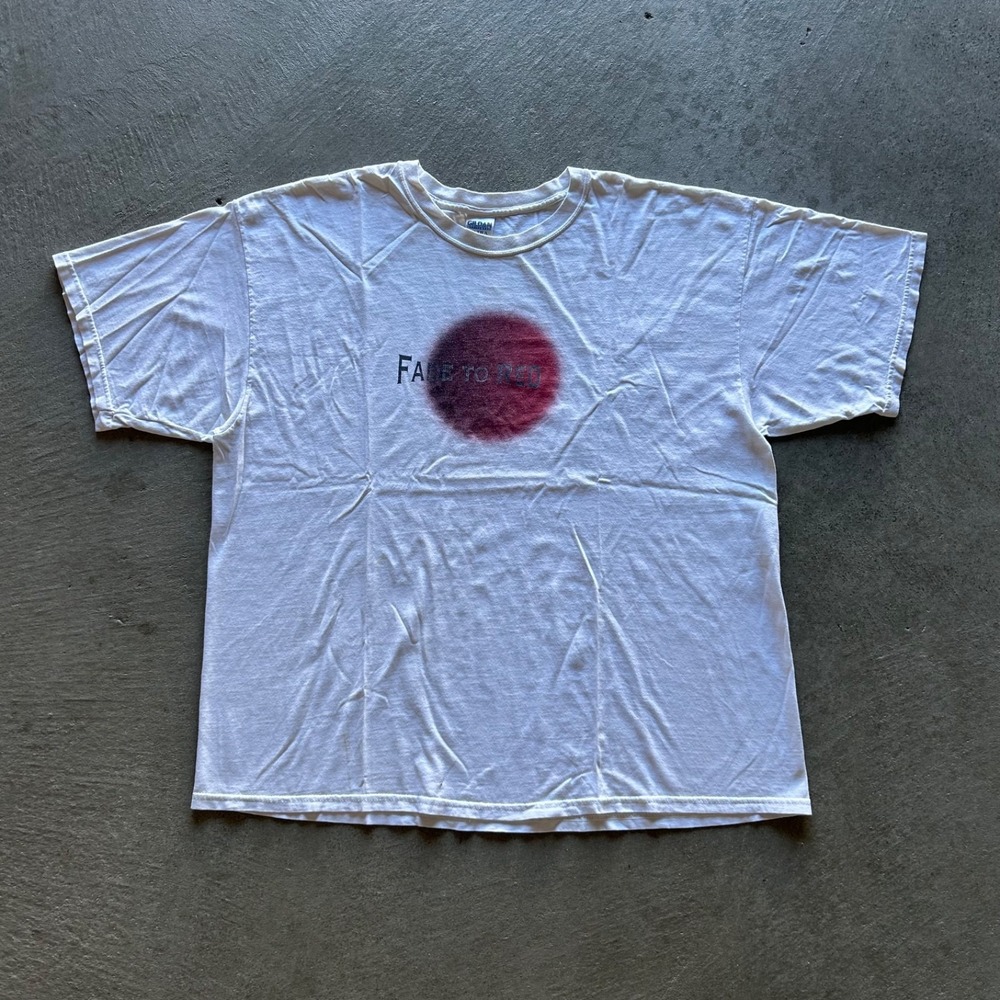 Vintage Fade To Red Shirt Size XXL 2003 White Godwin Heights Marching Band Music